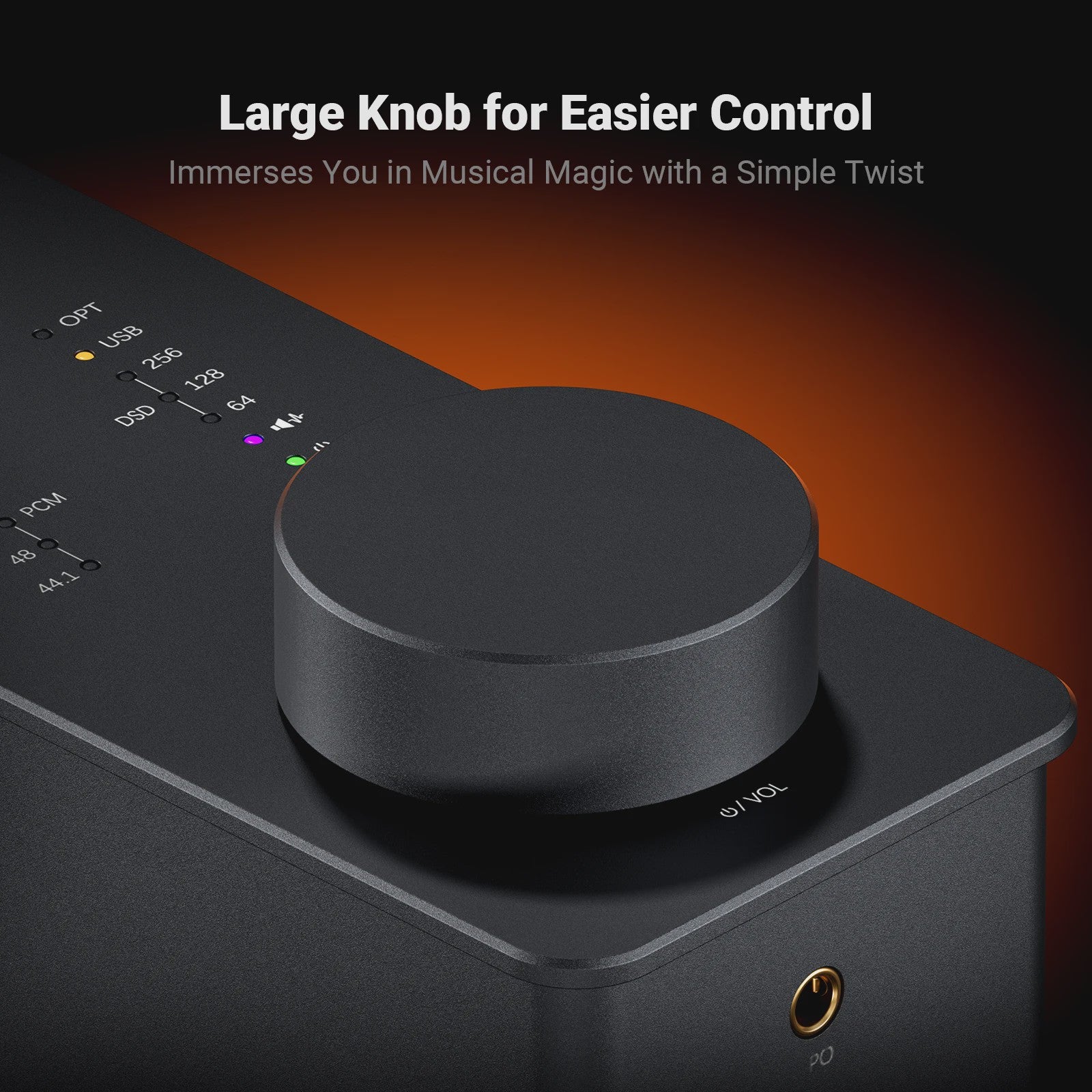Fosi Audio SK02 USB DAC Hoofdtelefoonversterker - Hoge Resolutie PCM & DSD