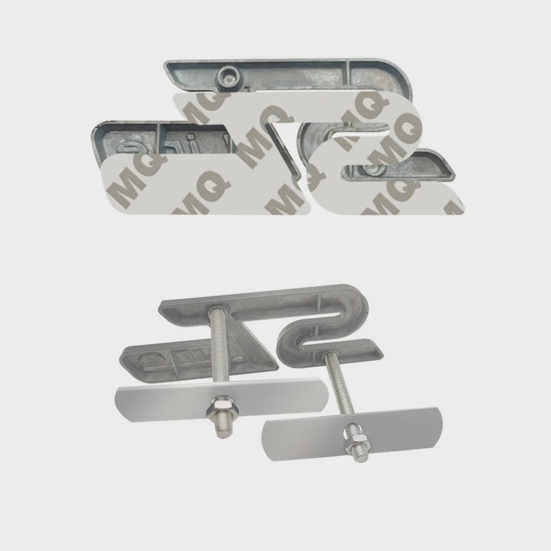 3D Metalen ST Line Grille Embleem Badge Chrome Sticker voor Ford