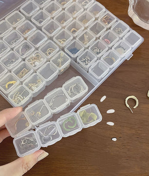 Opbergdoos 28 Vakjes - Verstelbaar, Ideaal voor Sieraden, Knutselspullen & Diamant Painting