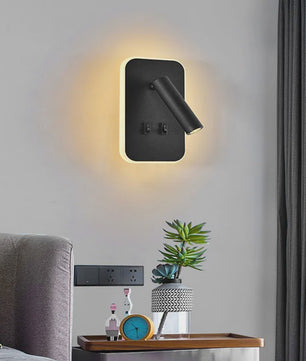 Draaibare LED Wandlamp Aluminium - 350° Rotatie, Dubbele CCT (3000K/6500K)
