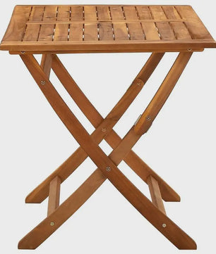 Opvouwbare Tuintafel Acacia Hout 120x70x75 cm - Duurzaam & Lichtgewicht