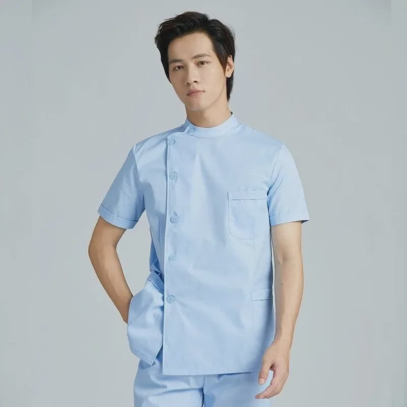 Medische Scrubs Uniform Heren - Korte & Lange Mouw | Zorgkleding