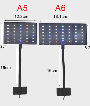 USB Aquarium LED Plantengroeilamp - Volledig Spectrum, Dimbare Verlichting met Timer & 360° Rotatie