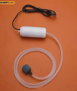 Stille Mini USB Zuurstofpomp voor Aquarium en Vis Kweek - Draagbaar & Compact