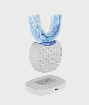 360° Draagbare Elektrische Tandenborstel - Siliconen U-Vorm Opzetstuk - Waterdicht & USB Oplaadbaar