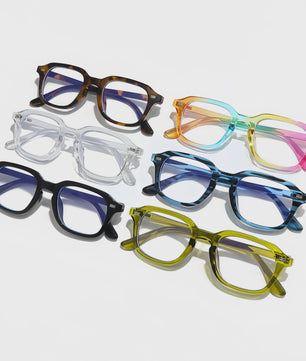 Stijlvolle Vierkante Anti-blauwe Licht Bril voor Dames & Heren | Decoratief & Beschermend