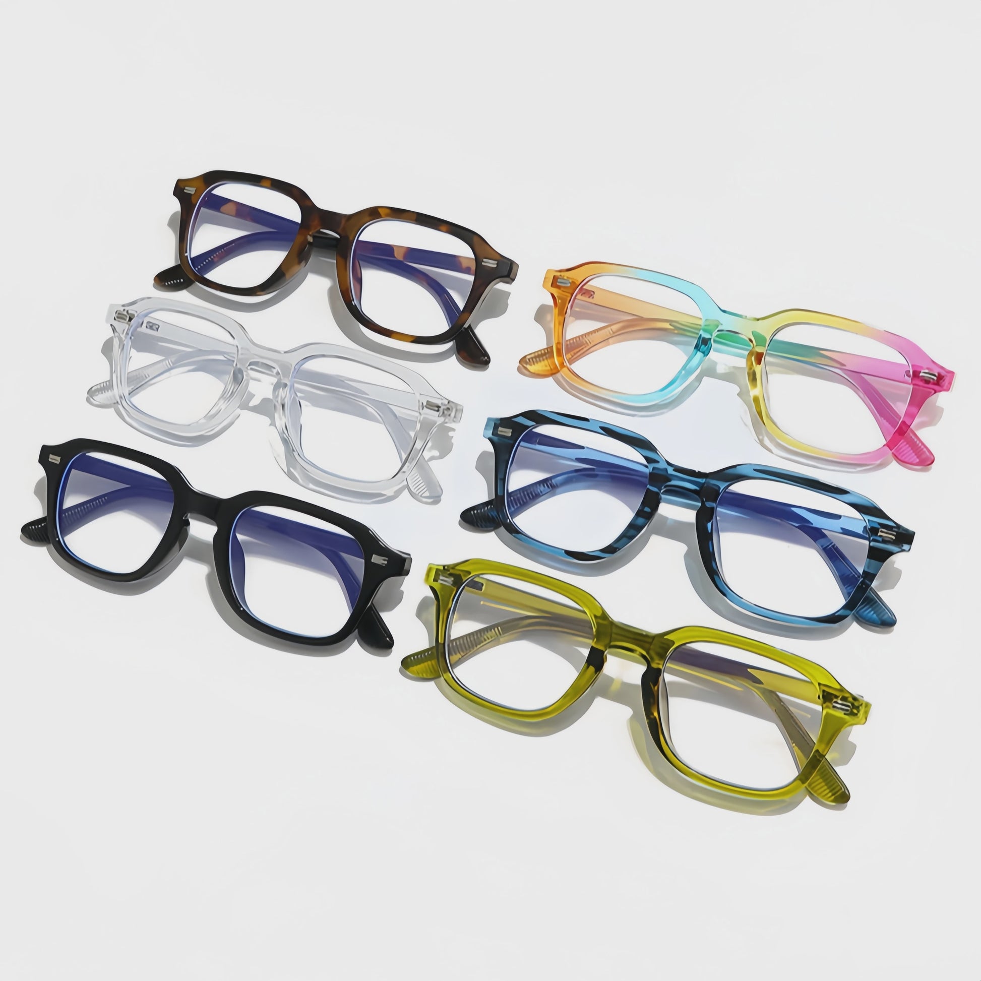 Stijlvolle Vierkante Anti-blauwe Licht Bril voor Dames & Heren | Decoratief & Beschermend