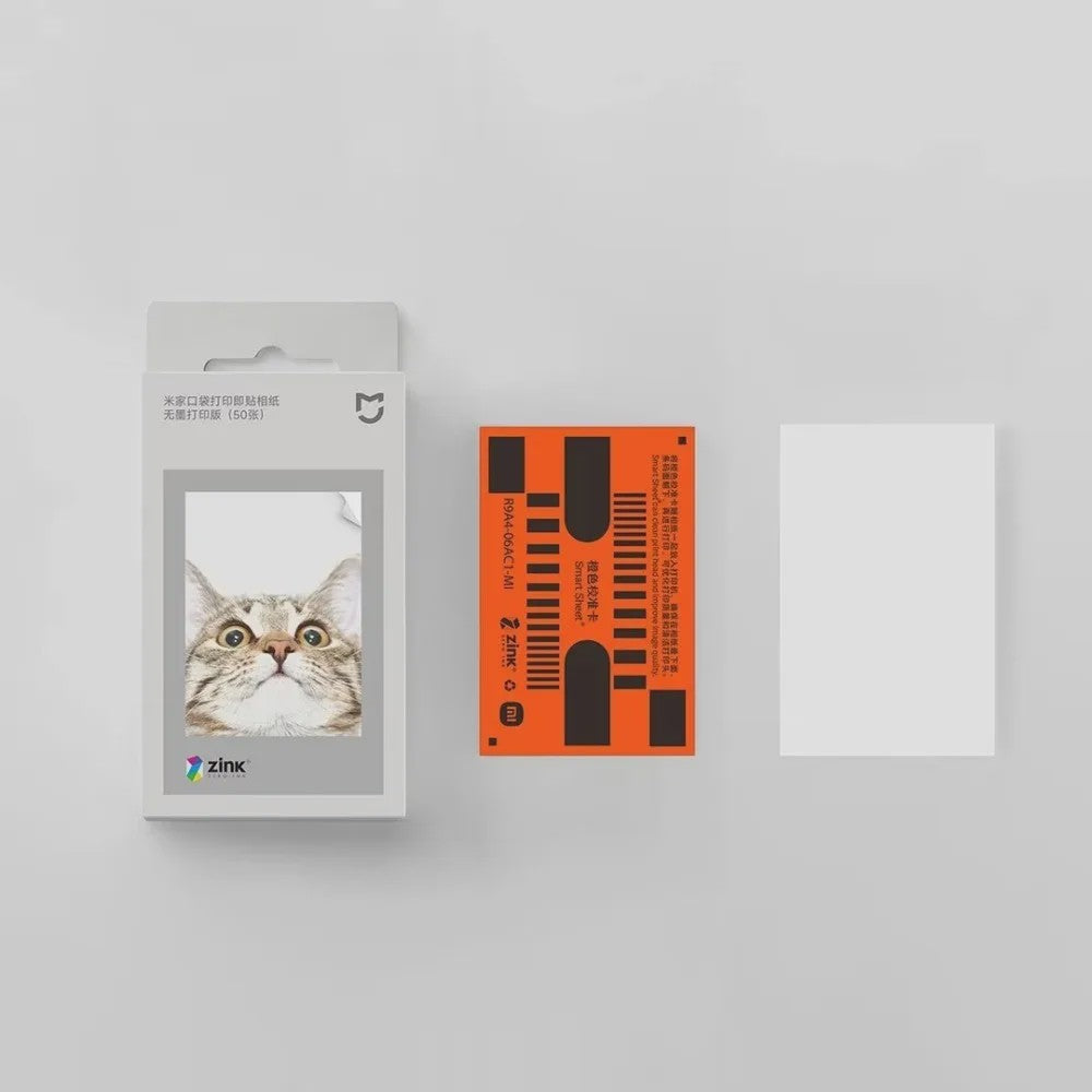 Xiaomi Mijia ZINK Pocket Printer Papier - Zelfklevend, 50 Vel, 3-inch