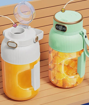 Draagbare USB Blender & Juicer Cup met Digitaal Display - Multifunctioneel & Ideaal voor Reizen