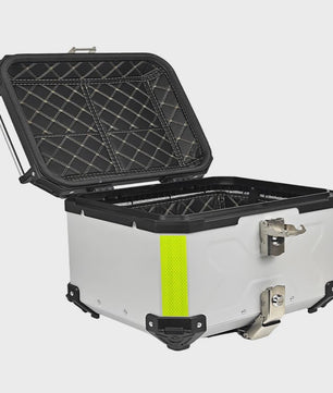 65L Aluminium Motor Topkoffer Waterdicht met Anti-diefstal Sluiting & Quick Release
