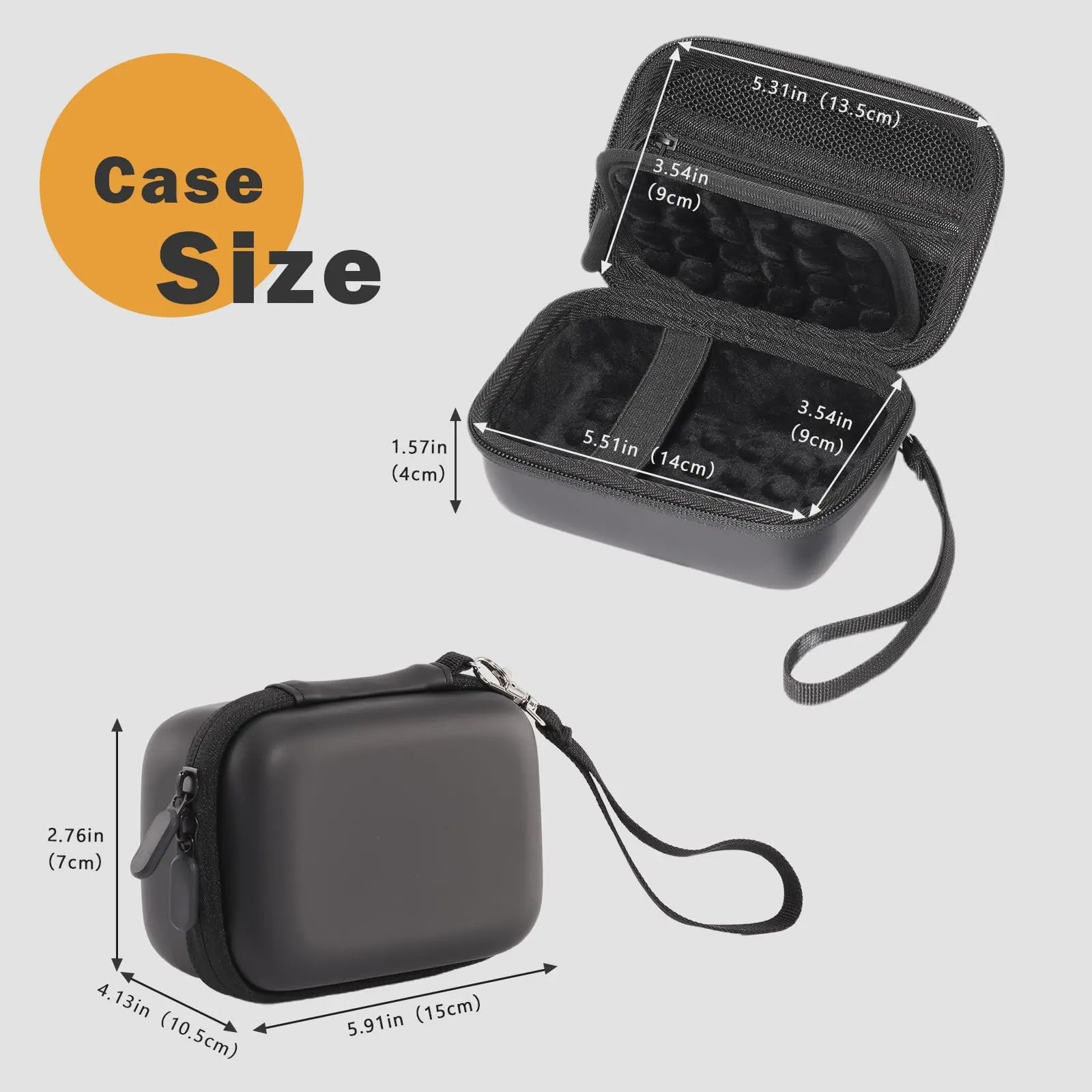 Universele Hardcase Camera Tas - Beschermhoes voor Compactcamera's