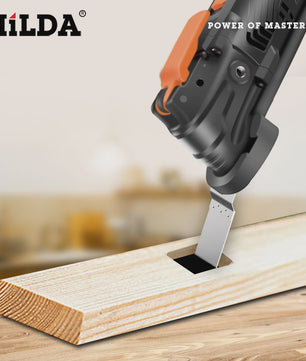HILDA Snoerloze Multitool met 6 Variabele Snelheden - Krachtig Elektrisch Gereedschap voor Zagen, Trimmen en Schuren