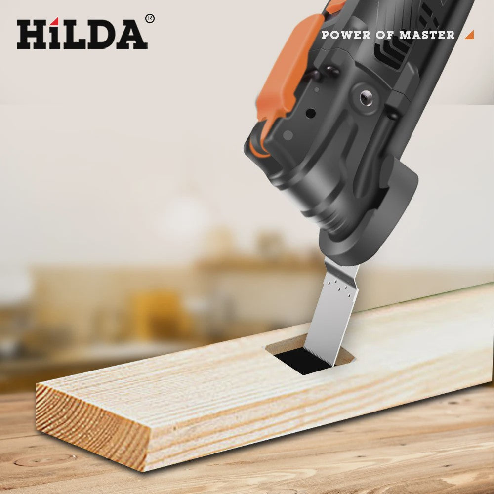 HILDA Snoerloze Multitool met 6 Variabele Snelheden - Krachtig Elektrisch Gereedschap voor Zagen, Trimmen en Schuren