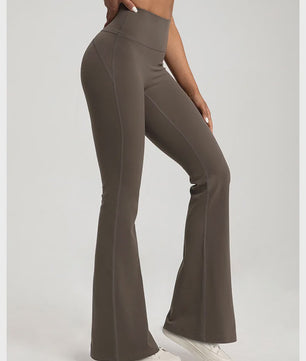 Naked Hoge Taille Bell Bottom Broek - Taille Corrigerend & Heupliftend voor Yoga & Fitness