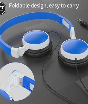 Gaming Headset met Subwoofer & Hifi Geluid - Opvouwbaar & Draagbaar met 3.5mm Plug