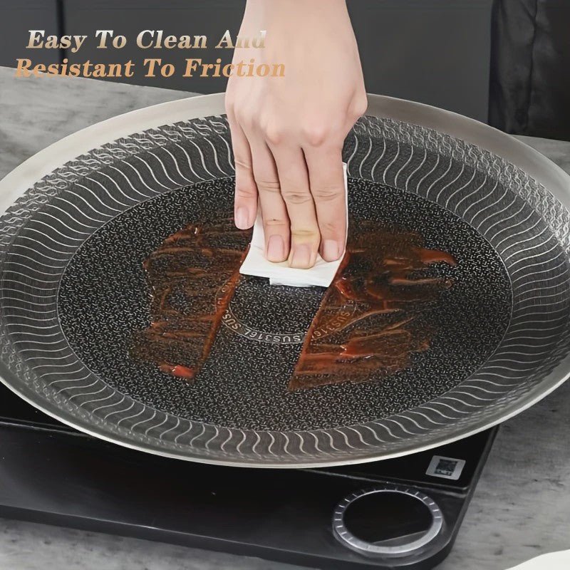 RVS BBQ Grillpan - Geschikt voor Camping, Thuis & Inductie/Gas Kookplaten