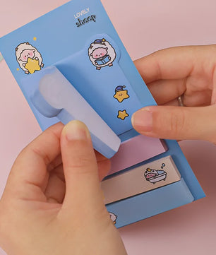Schattige Kawaii Memo Blokjes met Dieren - Leuke Sticky Notes voor Kantoor & School