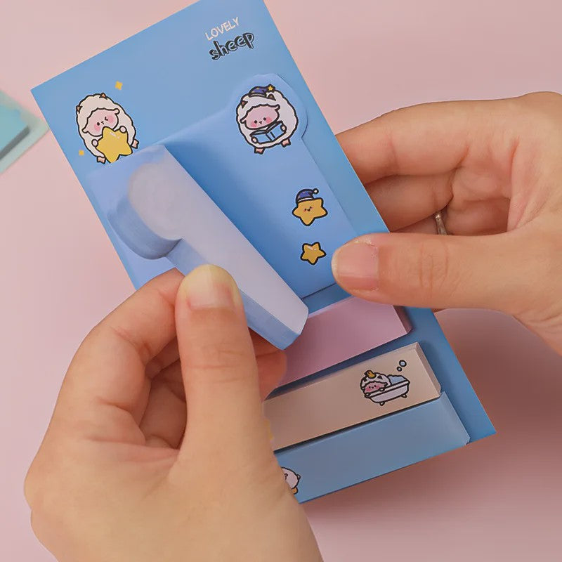 Schattige Kawaii Memo Blokjes met Dieren - Leuke Sticky Notes voor Kantoor & School