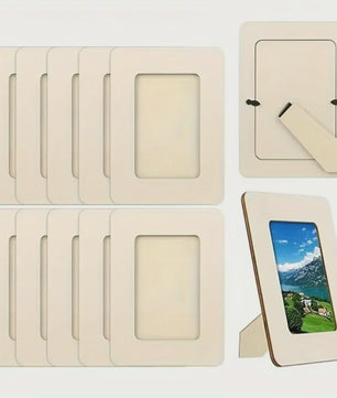 Onbewerkte Houten Fotolijst - DIY Schilderen & Decoreren - Desktop Display