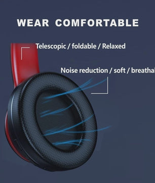Lenovo HD200 Over-Ear Bluetooth Koptelefoon - Draadloos, Opvouwbaar, Noise Cancelling