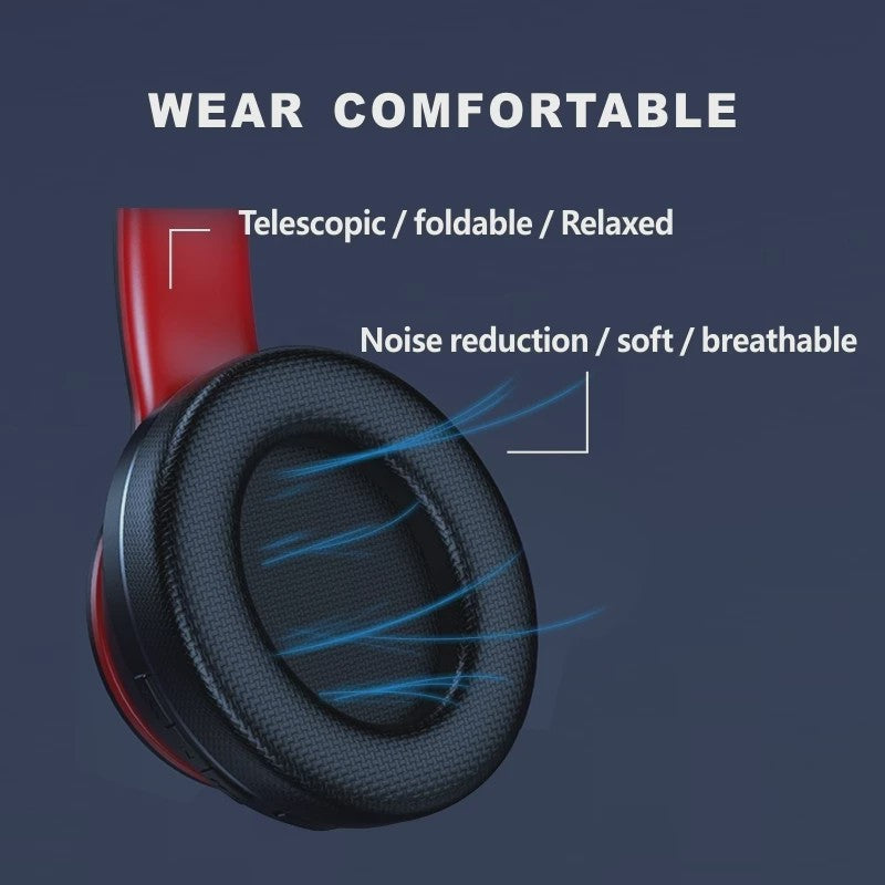 Lenovo HD200 Over-Ear Bluetooth Koptelefoon - Draadloos, Opvouwbaar, Noise Cancelling