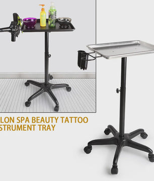 Mobiele Salon Trolley met Verstelbare Hoogte - Beauty, Spa, Kapper & Tattoo