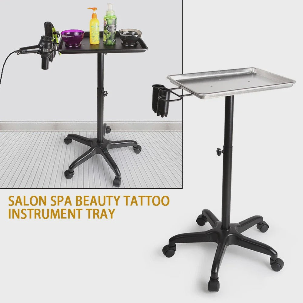 Mobiele Salon Trolley met Verstelbare Hoogte - Beauty, Spa, Kapper & Tattoo