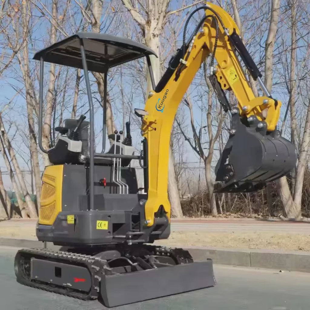 Mini Graafmachine 1.5 Ton - Multifunctioneel & Aanpasbaar
