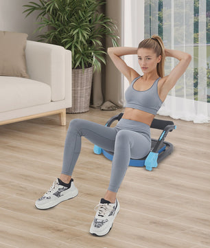 Opvouwbare Abdominal Machine - Multifunctioneel Fitnessapparaat voor Thuis & Kantoor (120kg)