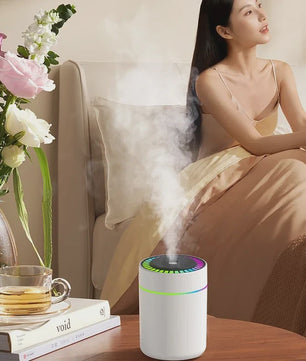180ML Mini Luchtbevochtiger & Aroma Diffuser met USB en Sfeerverlichting - Ideaal voor Auto, Huis & Slaapkamer