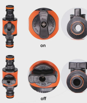 Tuinslang Afsluiter Kraan 16mm - Snelkoppeling voor Watergift & Autowas