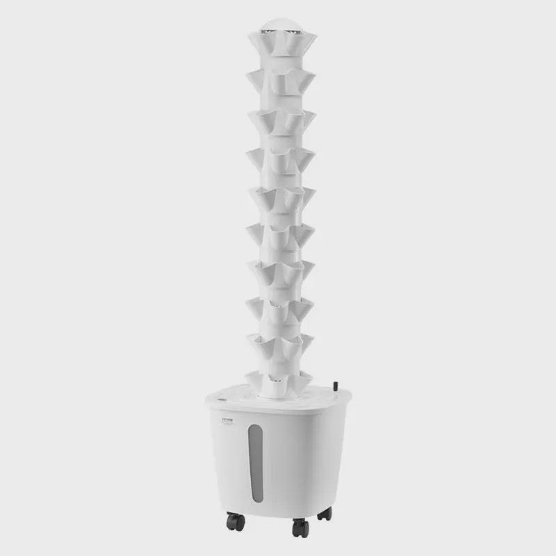 Verticale Hydroponische Toren Tuin - 50 Plantplekken met Waterpomp & Wielen