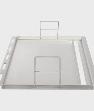 Roestvrijstalen Grillplaat 50x64cm - 4mm Dikke Platte Top BBQ Plaat - Vervangend Onderdeel