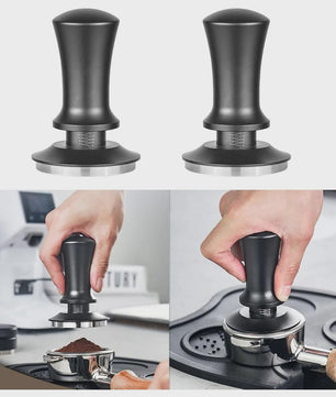 Professionele Koffie Tamper 51/53/58mm - Roestvrij Staal Basis - Barista Tool