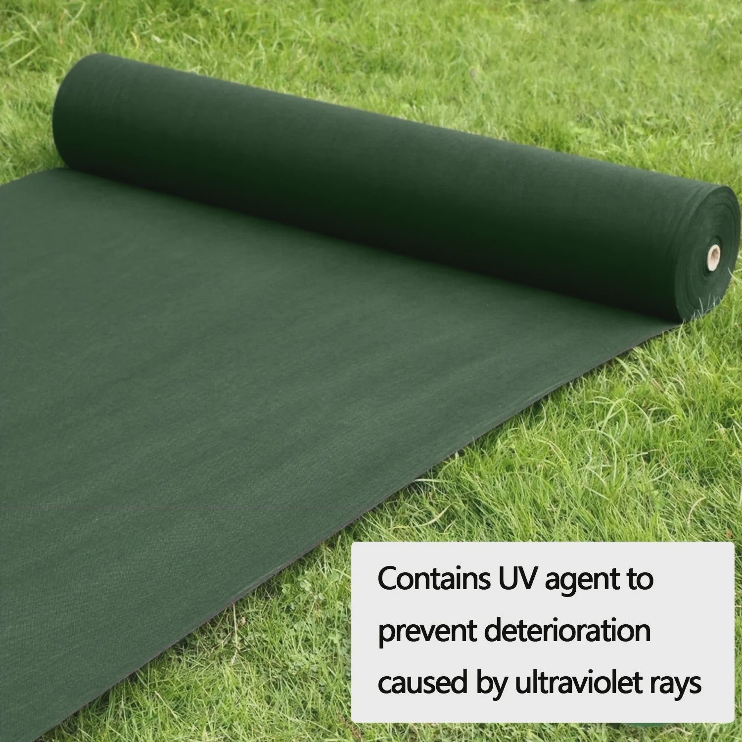Zwaar Anti-worteldoek Groen - UV-bestendig & Waterdoorlatend - 80x1000cm