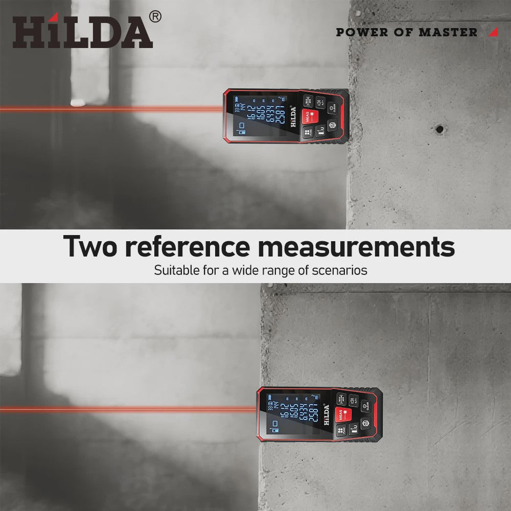 HILDA Digitale Laser Afstandsmeter 50M/100M/120M - Precisie Meetinstrument