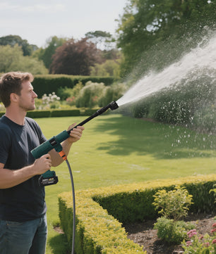YOFIDRA 6-in-1 Hogedrukreiniger 200 Bar - Krachtige Borstelloze Waterstraal voor Auto & Tuin (Makita Accu Compatibel)