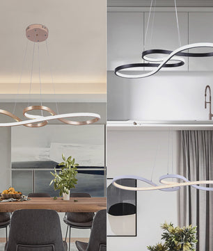Moderne Acryl LED Hanglamp - Stijlvol Design, Dimbaar