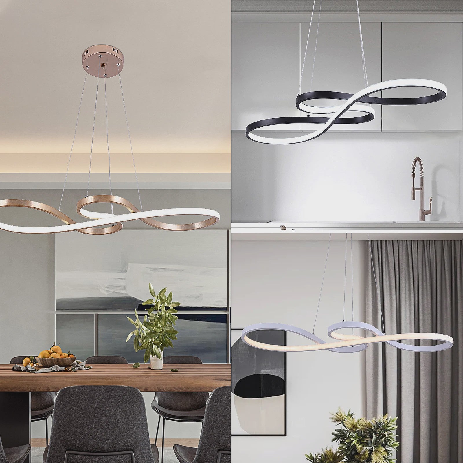 Moderne Acryl LED Hanglamp - Stijlvol Design, Dimbaar