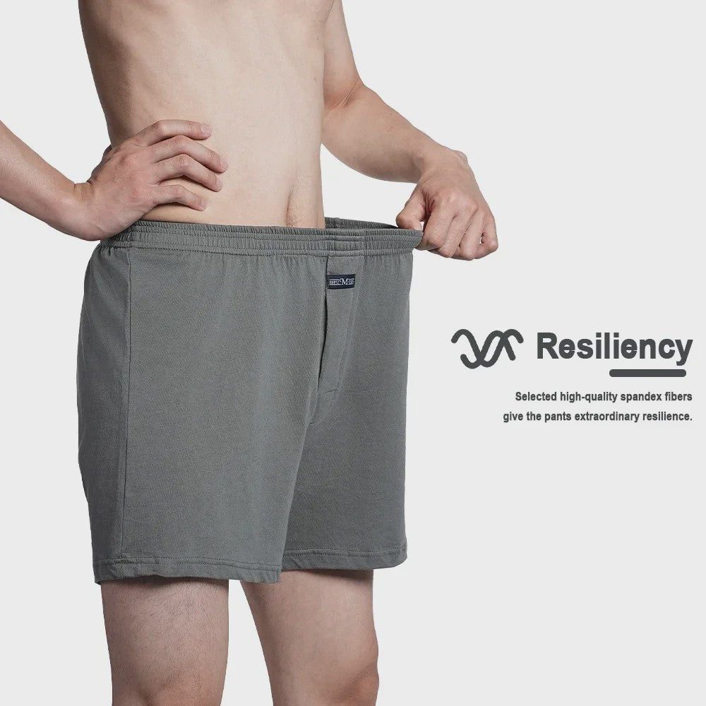 Herens Boxer Shorts van Puur Katoen - Comfortabel & Ruim - Geruit & Effen - Plus Size M-3XL
