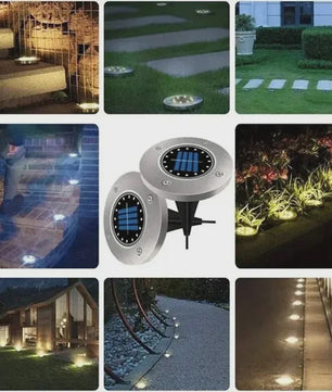 4x Solar Grondspots LED - Waterdichte Buitenverlichting voor Tuin, Terras & Oprit