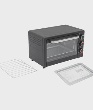 Elektrische Oven 1000W - 22L met Grillpan - Bakken, Grillen & Roosteren