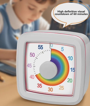Visuele Timer 60 Minuten - Kinderen & Studenten - Zelfdiscipline & Tijdsmanagement