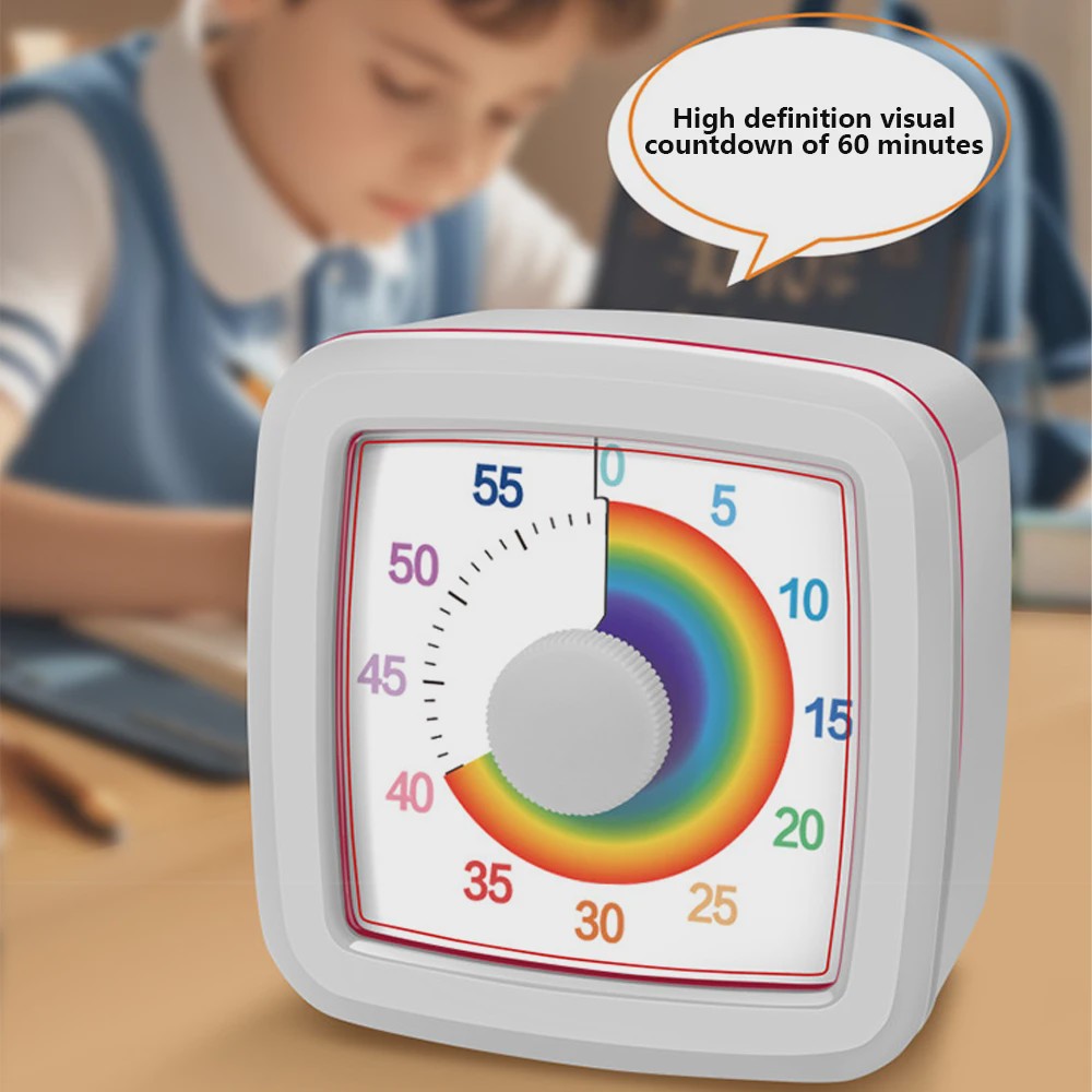Visuele Timer 60 Minuten - Kinderen & Studenten - Zelfdiscipline & Tijdsmanagement
