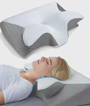Orthopedisch Vlinder Neksteunkussen van Traagschuim - Comfortabel en Pijnverlichtend