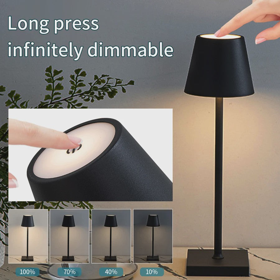 Oplaadbare LED Tafellamp met Touch Dimmer - Sfeervolle Verlichting