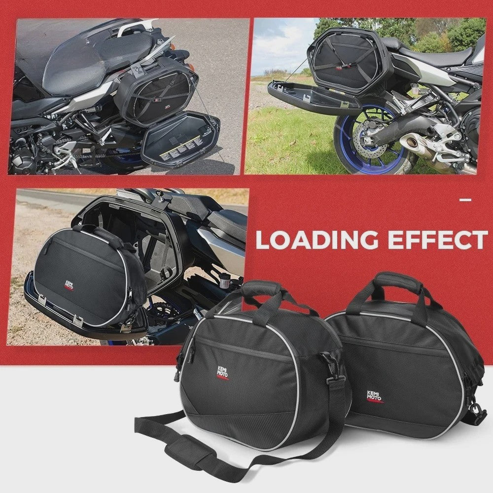 Waterdichte Motor Zijkoffers / Zadeltassen - Set voor Yamaha MT-07, MT-09, FJR 1300, TDM 900