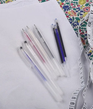 Set van 10 Hitte-uitwisbare Stoffen Markers - Perfect voor Naaien en Knutselen