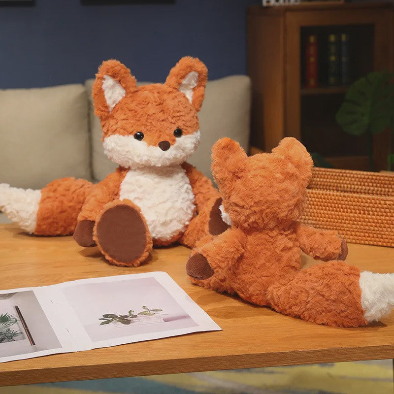 Schattig Pluche Vos Speelgoed - Zacht Knuffel Vos - Verkrijgbaar in 35cm en 50cm