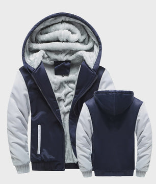 Warme Heren Winterjas met Fleece Voering en Capuchon - Casual Sportief Buitenjack
